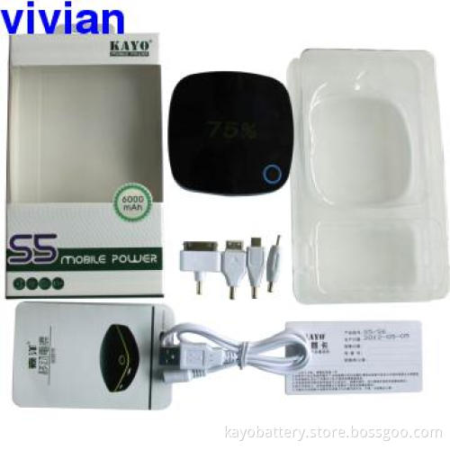 Portable power case with 9000mAh 1A